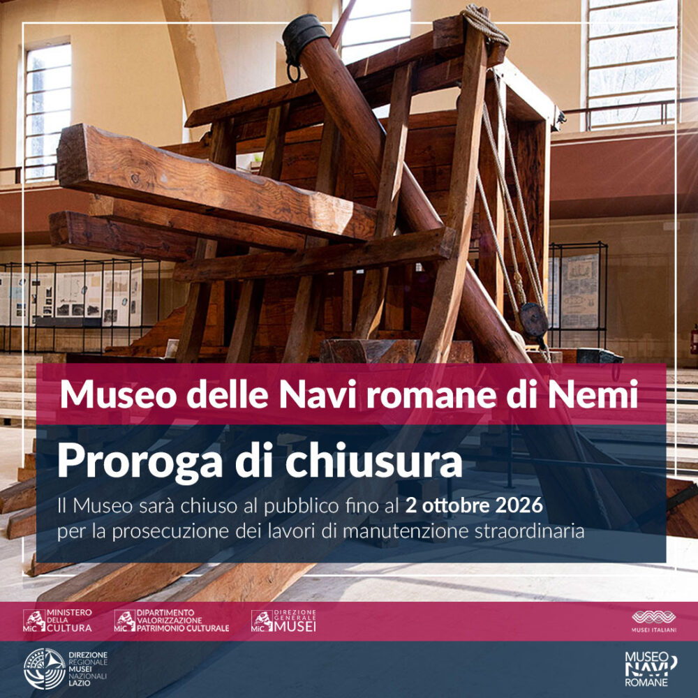 Museo delle Navi romane di Nemi – Proroga chiusura