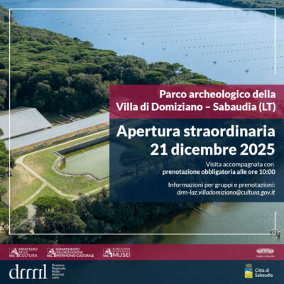 Apertura straordinaria del Parco archeologico della Villa di Domiziano – 21 dicembre 2025