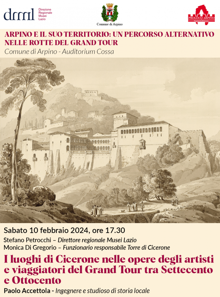 I luoghi di Cicerone nelle opere degli artisti  e viaggiatori del Grand Tour tra Settecento  e Ottocento