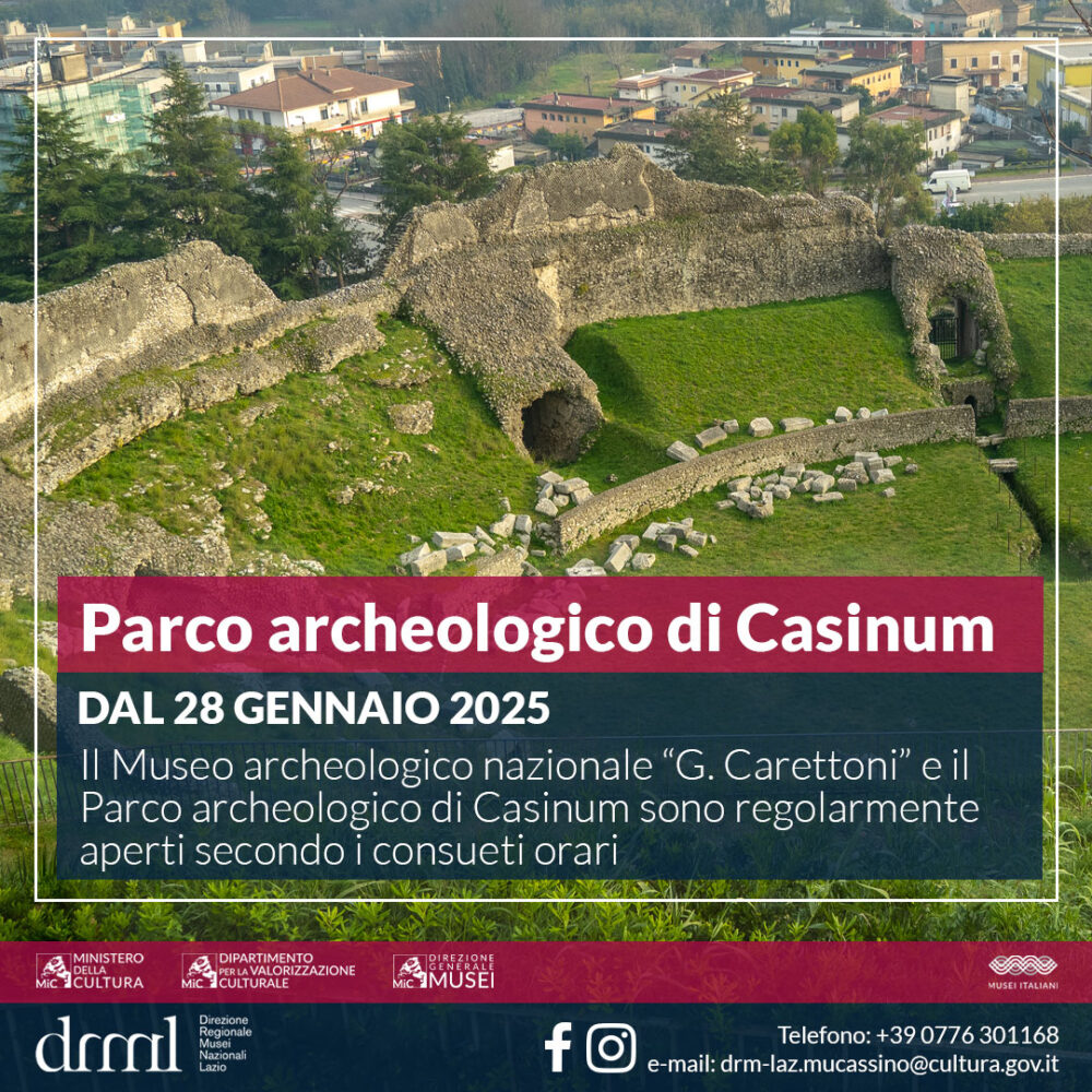 Riapertura del Parco archeologico di Casinum