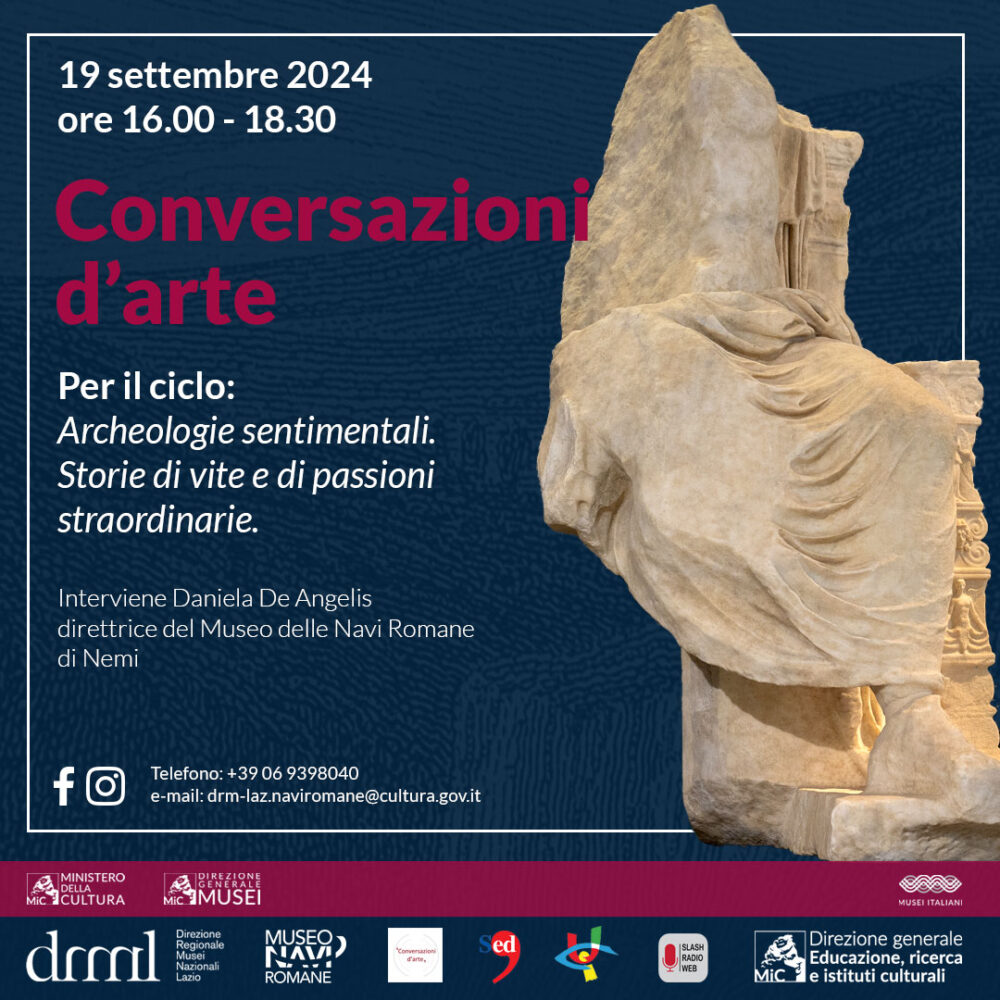 Conversazioni d’Arte – 19 settembre 2024 – Il Museo delle Navi di Nemi su Slash Radio Web