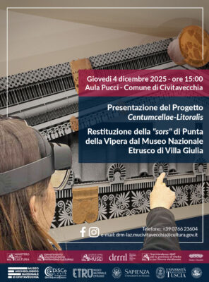Civitavecchia riscopre il suo litorale antico:  il 4 dicembre la presentazione del progetto “Centumcellae – Litoralis”  e il ritorno della sors plumbea di Punta della Vipera