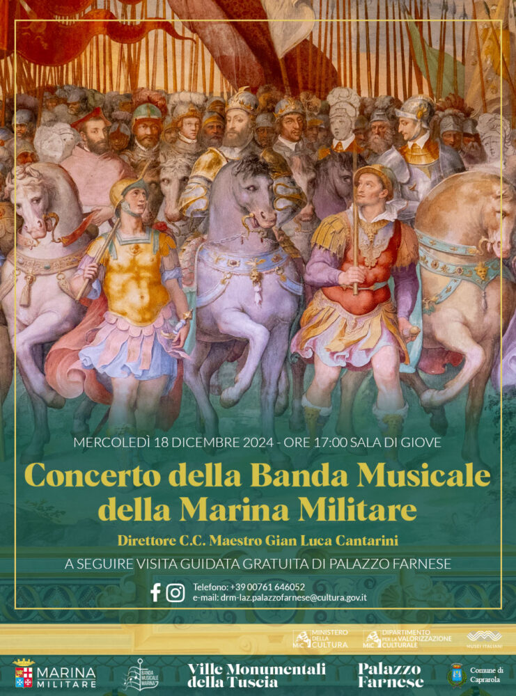 Concerto della Banda Musicale della Marina Militare – Palazzo Farnese a Caprarola