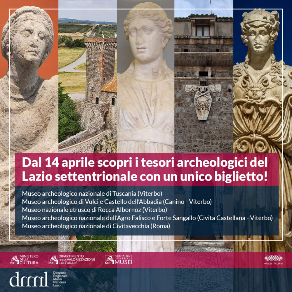 Un solo biglietto per un grande viaggio nel Lazio Settentrionale: nasce il circuito dei musei archeologici