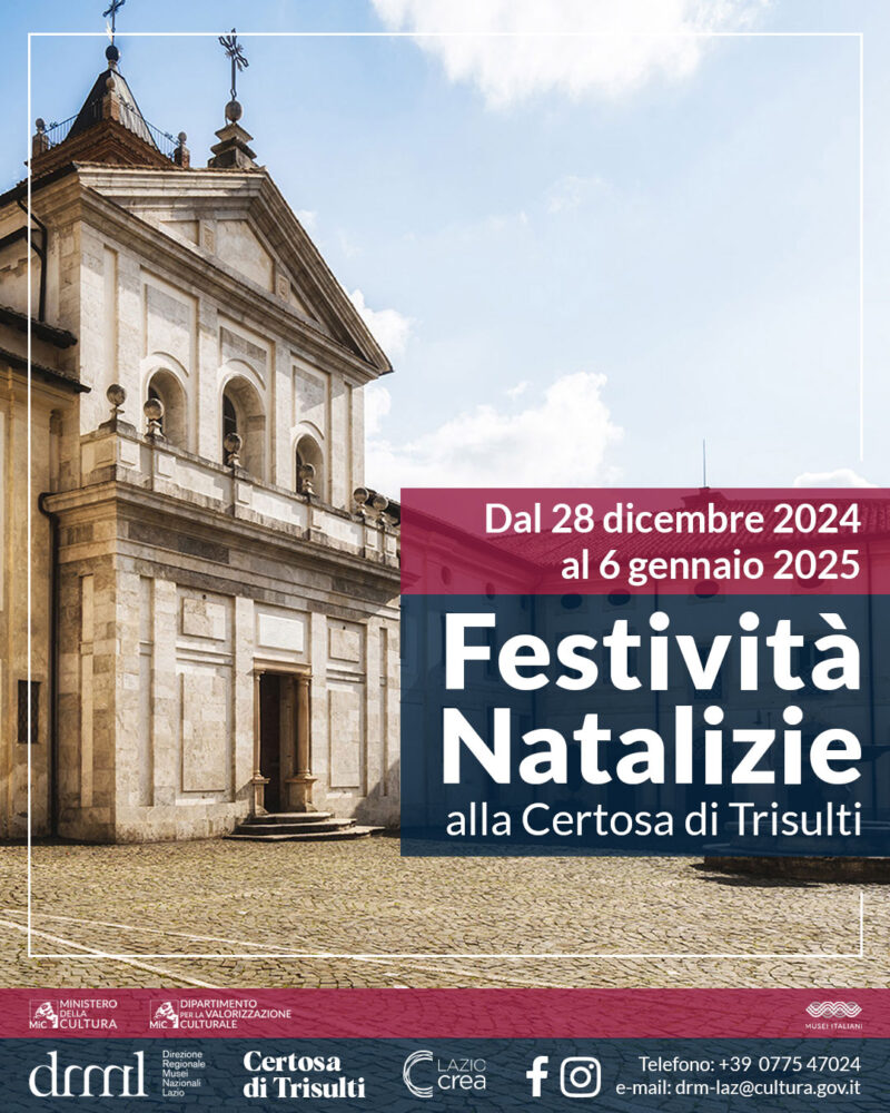 Festività Natalizie alla Certosa di Trisulti