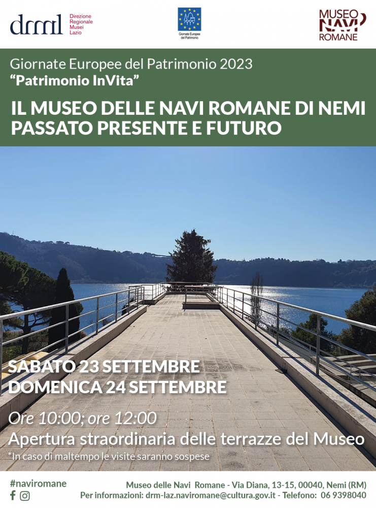 Il Museo delle Navi Romane di Nemi. Passato presente e futuro – GEP 2023