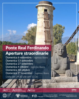 Aperture straordinarie del Ponte Real Ferdinando