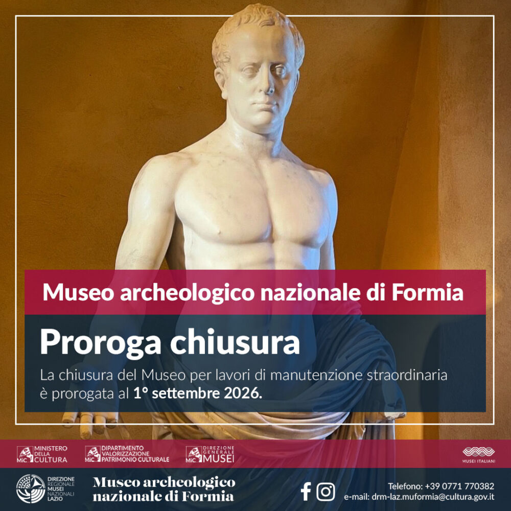 Museo archeologico nazionale di Formia – Proroga chiusura
