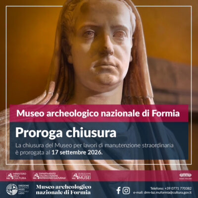 Museo archeologico nazionale di Formia – Proroga chiusura