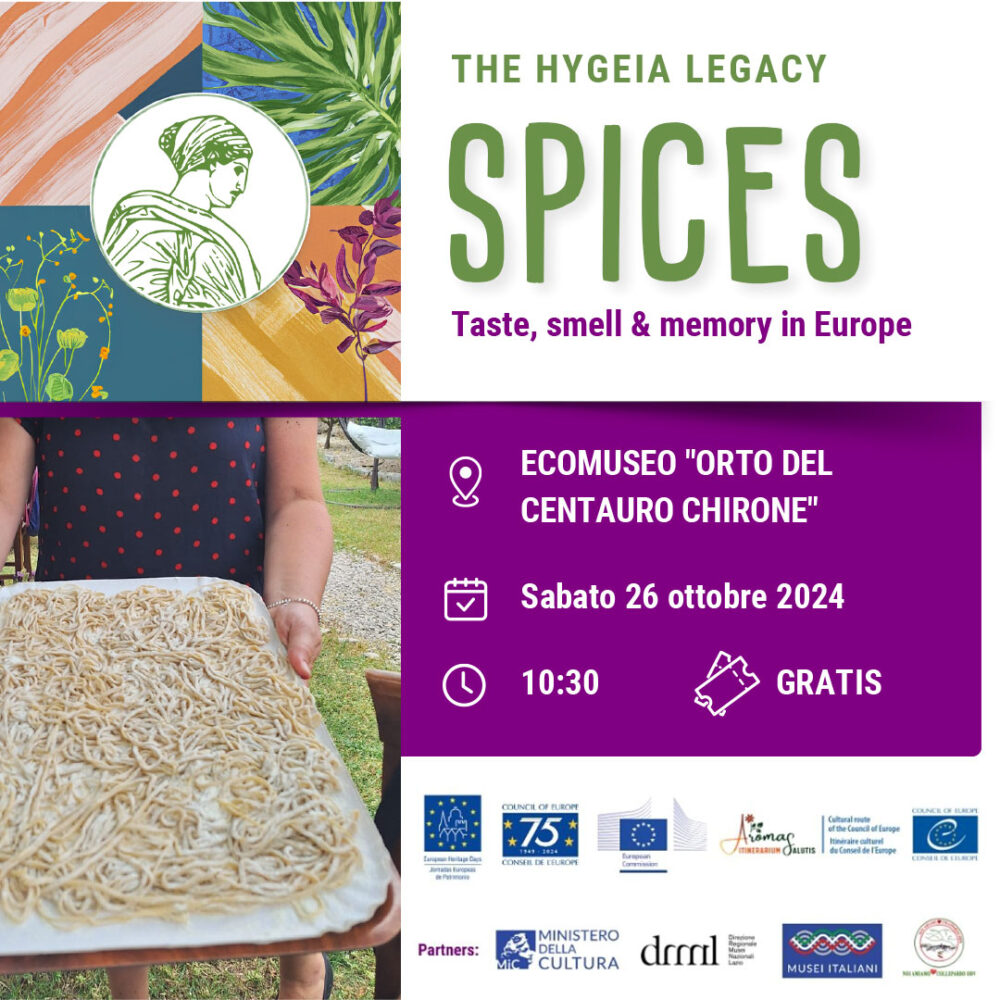 SPICES: Gusto, Olfatto e Memoria in Europa – 26 ottobre 2024