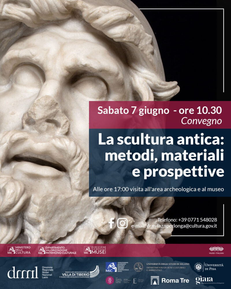 Convegno “La scultura antica: metodi, materiali e prospettive” – 7 giugno 2025, ore 10.30